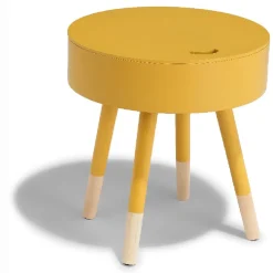 Chevet coffre Céleste moutarde