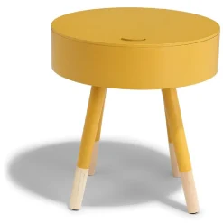 Chevet coffre Céleste moutarde