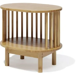 Chevet Gaïa bambou naturel - L46xP35xH41,5 cm