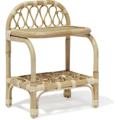 Chevet Léonie rotin naturel - L40xP30xH55 cm