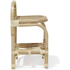 Chevet Léonie rotin naturel - L40xP30xH55 cm