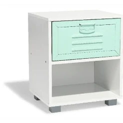 Chevet Noé blanc et vert d’eau