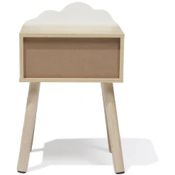 Chevet Nuage MDF et pin blanc - L34xP30xH54 cm
