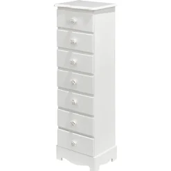 Chiffonnier blanc Iris 7 tiroirs