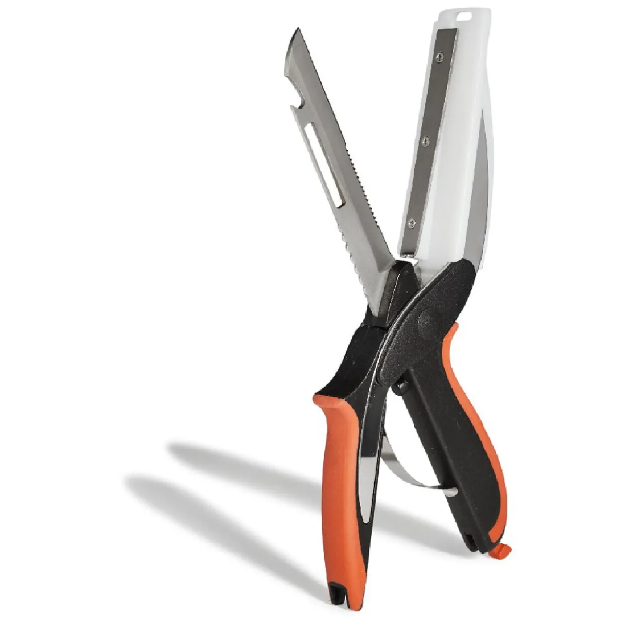 Ciseaux malins 2 en 1 rouge et noir