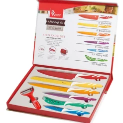 Coffret 6 couteaux et éplucheur