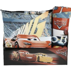 Coffret coussin et plaid Cars