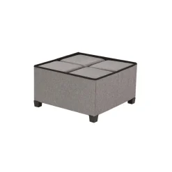 Coffre/Table et 4 poufs de rangement