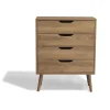 Commode Ellie naturelle 4 tiroirs