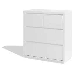 Commode Luminosa blanche 4 tiroirs