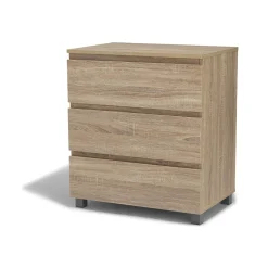 Commode Utah naturelle 3 tiroirs