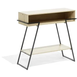 Console coiffeuse Denver 1 niche 1 étagère 83,1x32,7xH80cm