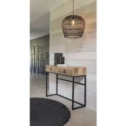 Console Karl noire et miel