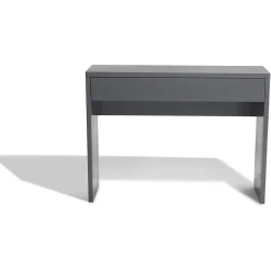 Console Luminosa gris anthracite 1 tiroir