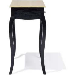Console Romane noir - L80xP40xH75 cm