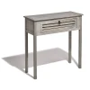 Console Saint Malo gris anthracite 1 tiroir