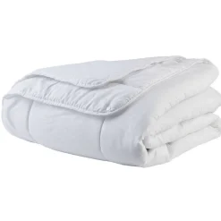 Couette 2 personnes blanc uni 4 saisons