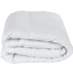 Couette bébé percale de coton blanc 300 g/m², 80 x 120 cm