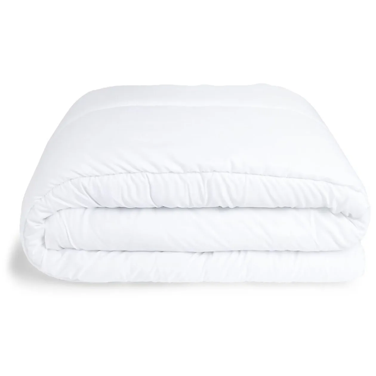 Couette caline polyester blanc 2 places 220x240cm