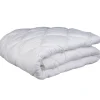 Couette chaude bien-être anti-acariens blanche 220x240cm