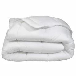 Couette hôtel tempérée embossée blanc uni 2 personnes