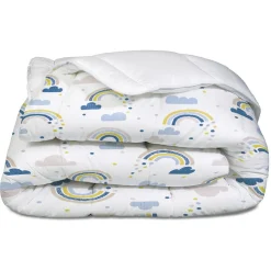 Couette imprimée 1 personne 140x200 cm légère 200 g/m²