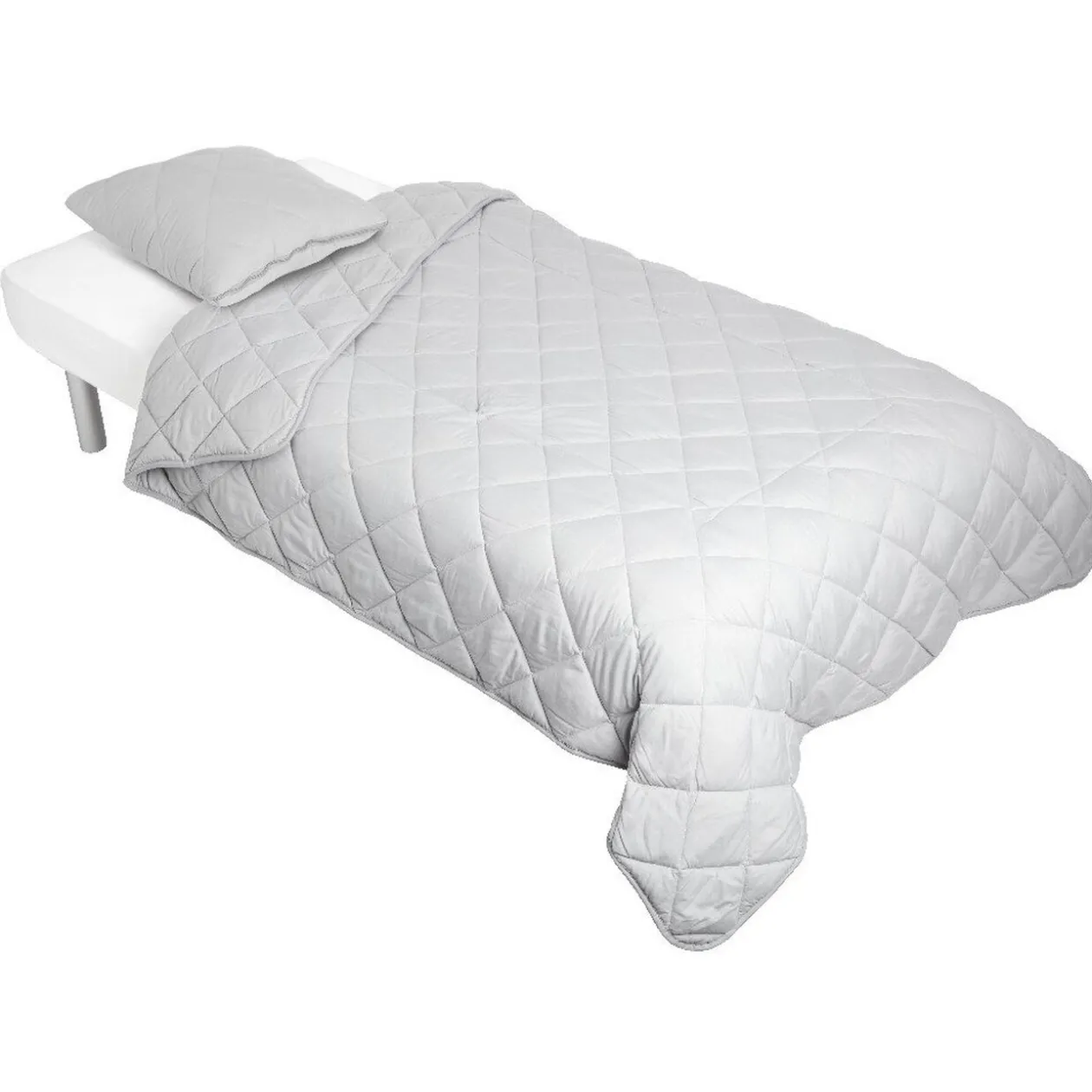 Couette magique grise 2 en 1