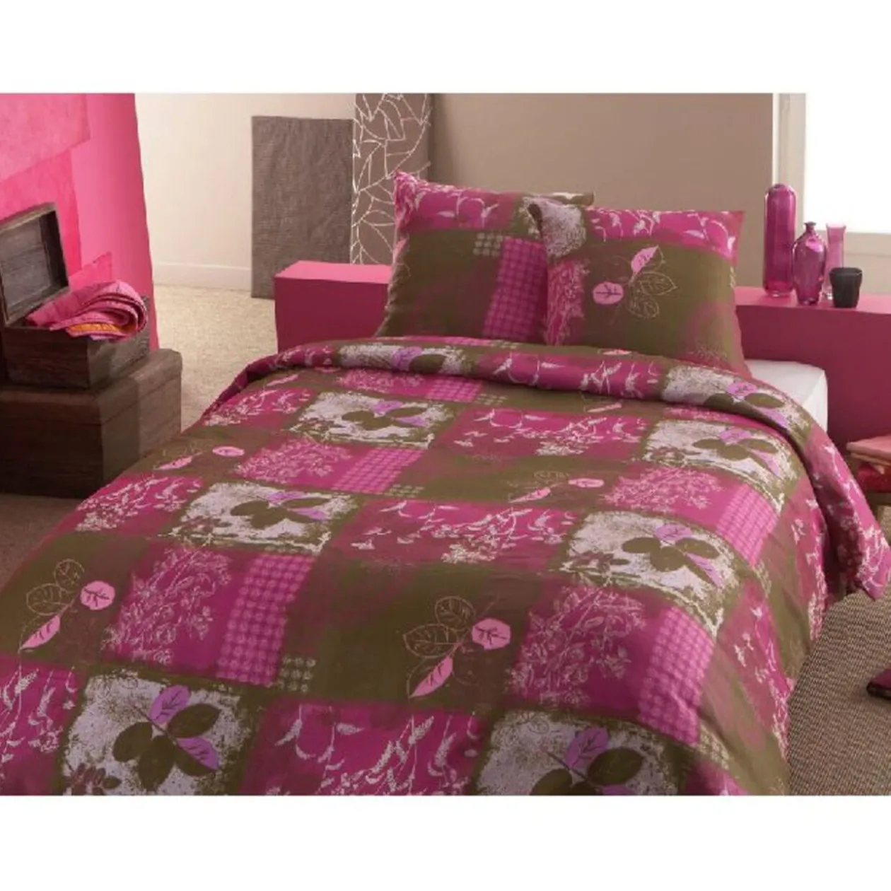 COUETTE PARURE DE LIT HOUSSE DE COUETTE OREILLER