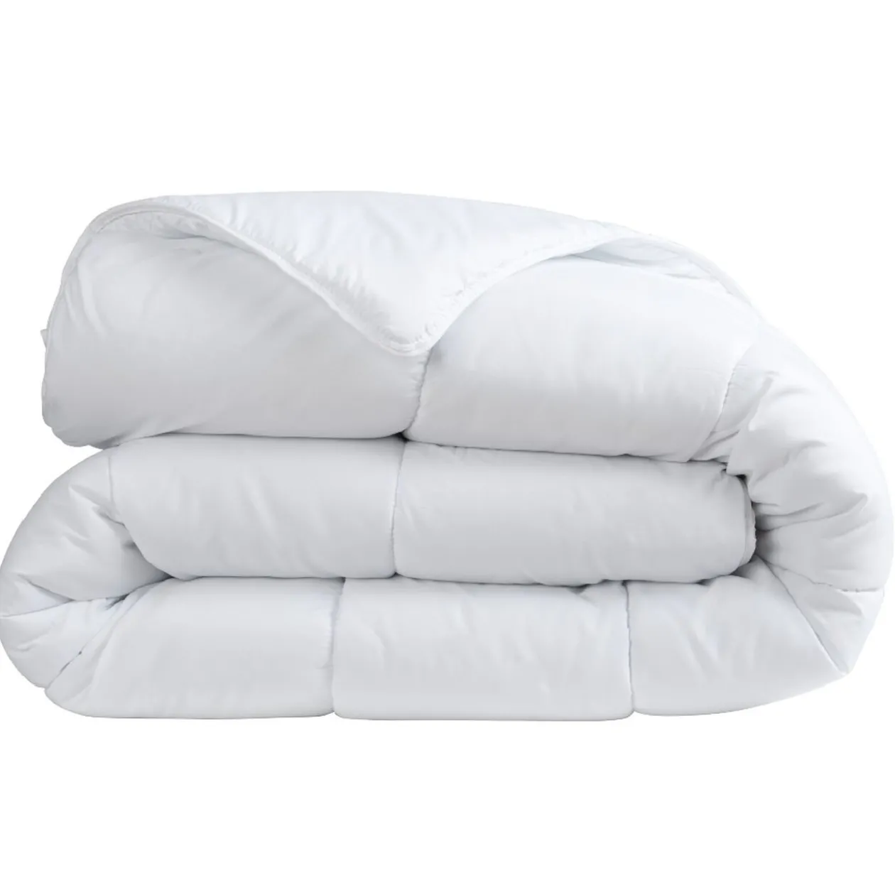 Couette pour 2 personnes uni blanc Mortreux 250 gr/m²