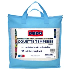 Couette tempérée Dodo blanche 260 x 240 cm