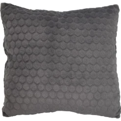 Coussin + plaid motif embossé