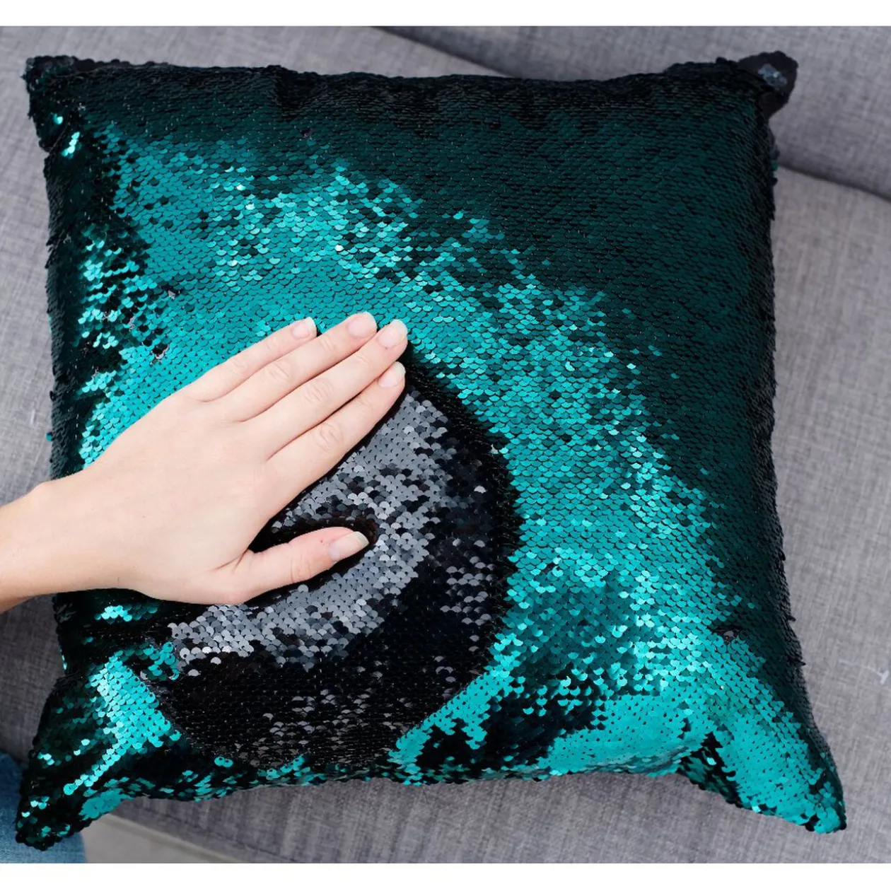 Coussin à sequins