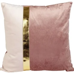 Coussin bicolore gris ou rose