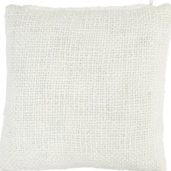 Coussin blanc acrylique