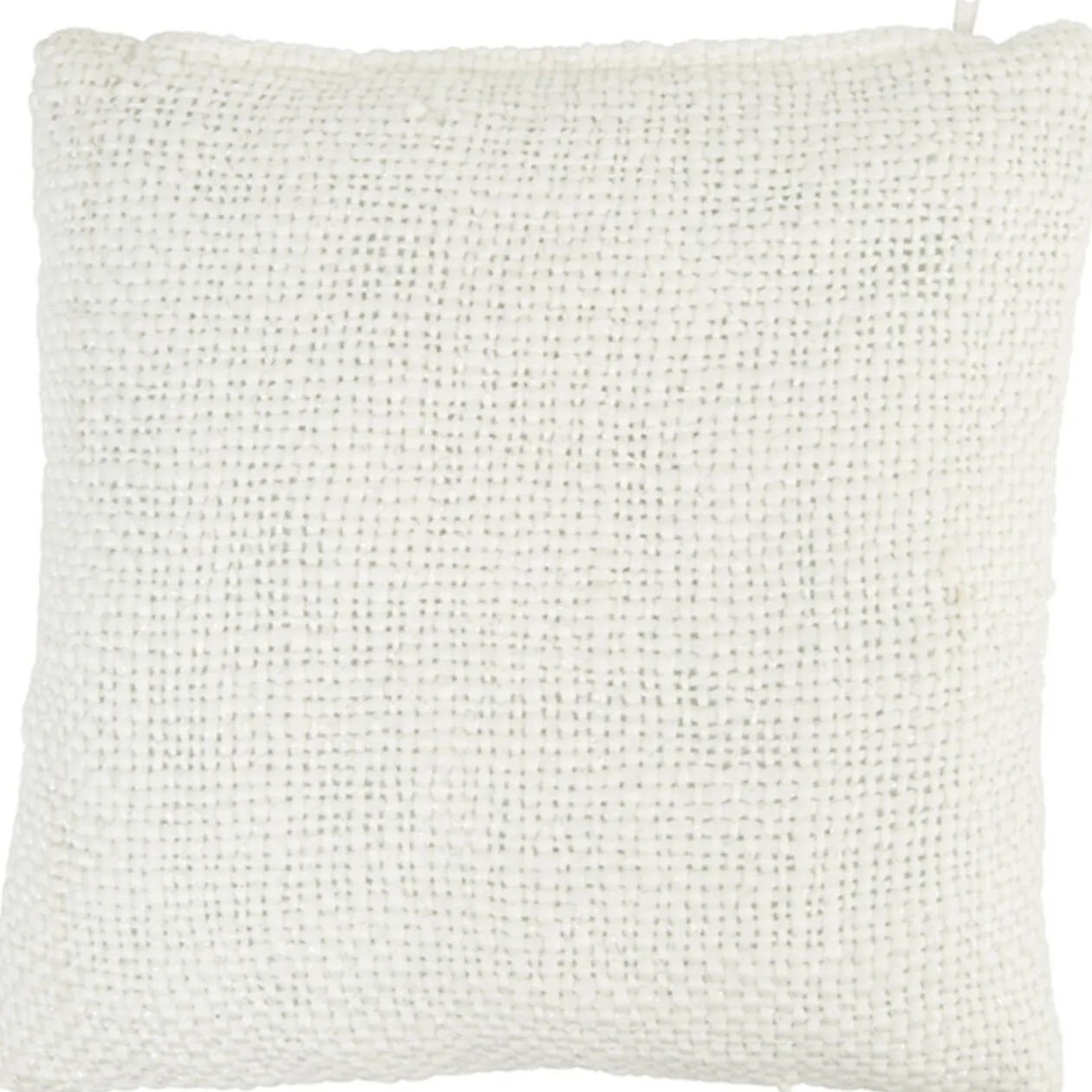 Coussin blanc acrylique