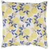 Coussin carré bayadère ou motif citron 40x40cm