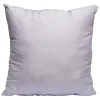 Coussin carré en polyester gris