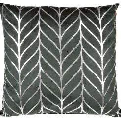 Coussin carré imprimé métallique 40x40 cm