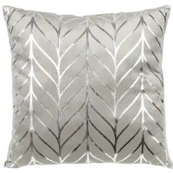 Coussin carré imprimé métallique 40x40 cm