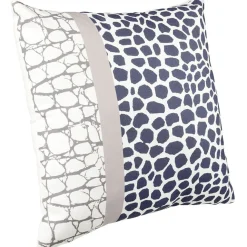 Coussin carré imprimé style jungle 45 x 45 cm