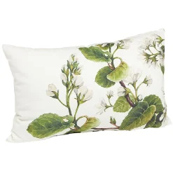 Coussin carré motif cerisier coton