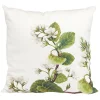 Coussin carré motif cerisier coton