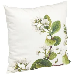 Coussin carré motif cerisier coton
