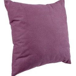 Coussin carré rouge bordeaux 45x45cm