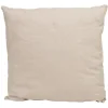Coussin carré uni taupe