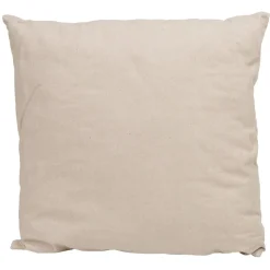 Coussin carré uni taupe