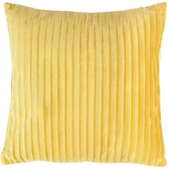 Coussin carré velours avec rayure