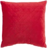 Coussin carré velours pinsonic uni