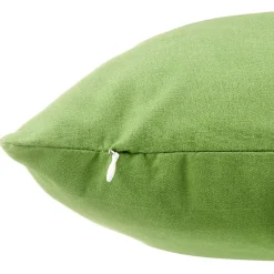 Coussin carré vert herbe 60x60cm