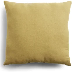 Coussin carré 40x40cm jaune ocre